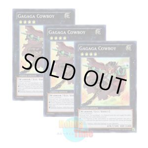 画像: ★ 3枚セット ★英語版 CT10-EN010 Gagaga Cowboy ガガガガンマン (スーパーレア) Limited Edition