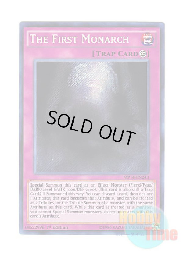 画像1: 英語版 MP14-EN243 The First Monarch 始源の帝王 (シークレットレア) 1st Edition