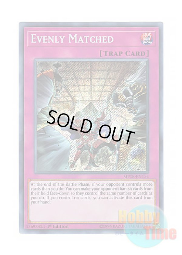 画像1: 英語版 MP18-EN154 Evenly Matched 拮抗勝負 (シークレットレア) 1st Edition