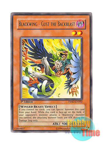 英語版 Tshd En002 Blackwing Gust The Backblast Bf 逆風のガスト レア 1st Edition