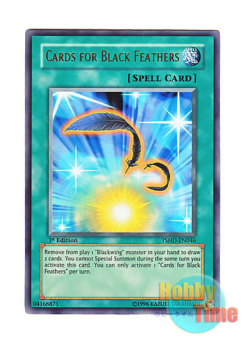 画像1: 英語版 TSHD-EN046 Cards for Black Feathers 黒羽の宝札 (ウルトラレア) 1st Edition