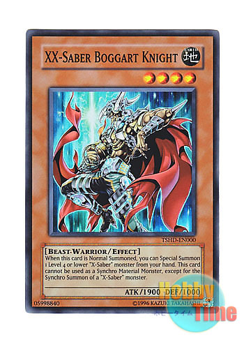 画像1: 英語版 TSHD-EN000 XX-Saber Boggart Knight XX－セイバー ボガーナイト (スーパーレア) Unlimited