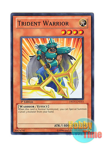 画像1: 英語版 DREV-EN015 Trident Warrior トライデント・ウォリアー (スーパーレア) 1st Edition