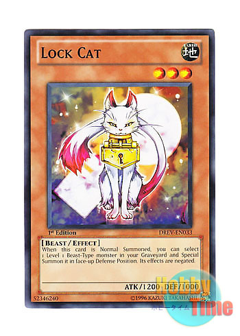 画像1: 英語版 DREV-EN033 Lock Cat ロックキャット (ノーマル) 1st Edition