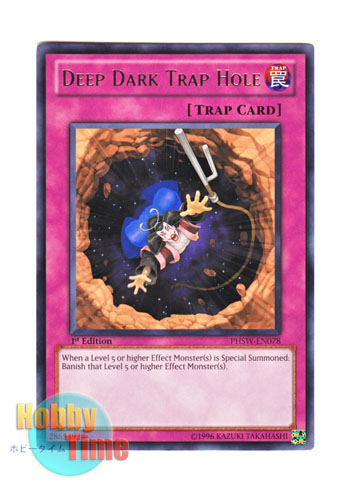 画像1: 英語版 PHSW-EN078 Deep Dark Trap Hole 深黒の落とし穴 (レア) 1st Edition
