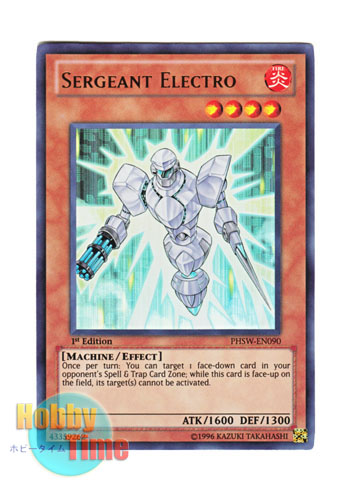 画像1: 英語版 PHSW-EN090 Sergeant Electro エレクトロ軍曹 (ウルトラレア) 1st Edition