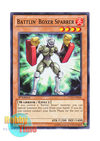 画像1: 英語版 LTGY-EN018 Battlin' Boxer Sparrer BK スパー (ノーマル) 1st Edition