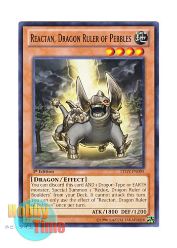 画像1: 英語版 LTGY-EN095 Reactan, Dragon Ruler of Pebbles 地征竜－リアクタン (ノーマル) 1st Edition