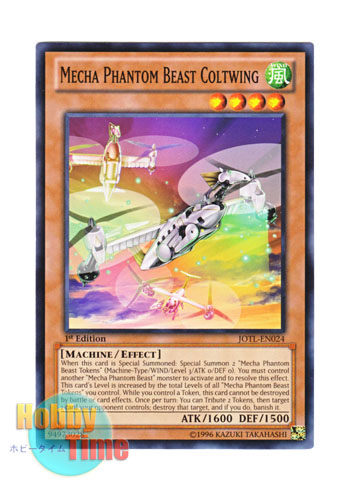 画像1: 英語版 JOTL-EN024 Mecha Phantom Beast Coltwing 幻獣機コルトウィング (ノーマル) 1st Edition