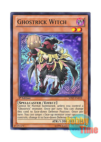 画像1: 英語版 SHSP-EN018 Ghostrick Witch ゴーストリックの魔女 (ノーマル) 1st Edition