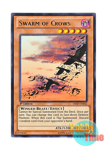 画像1: 英語版 SHSP-EN042 Swarm of Crows カラスの巨群 (レア) 1st Edition