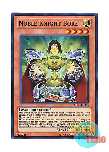 画像1: 英語版 SHSP-EN085 Noble Knight Borz 聖騎士ボールス (スーパーレア) Unlimited