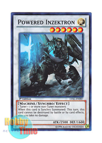 画像1: 英語版 LVAL-EN087 Powered Inzektron 甲化鎧骨格 (スーパーレア) 1st Edition