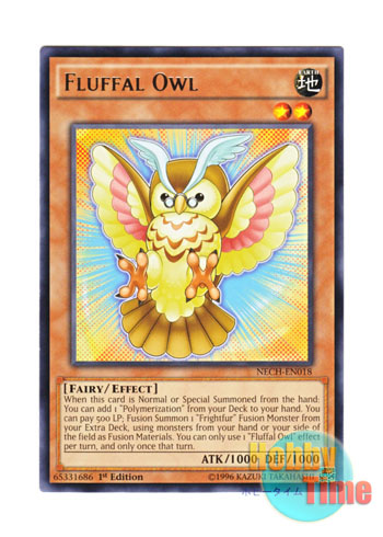 画像1: 英語版 NECH-EN018 Fluffal Owl ファーニマル・オウル (レア) 1st Edition