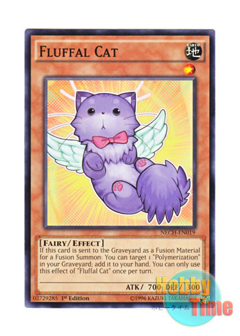画像1: 英語版 NECH-EN019 Fluffal Cat ファーニマル・キャット (ノーマル) 1st Edition