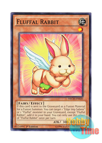 画像1: 英語版 NECH-EN020 Fluffal Rabbit ファーニマル・ラビット (ノーマル) 1st Edition
