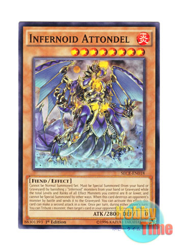 画像1: 英語版 SECE-EN018 Infernoid Attondel インフェルノイド・アドラメレク (ノーマル) 1st Edition