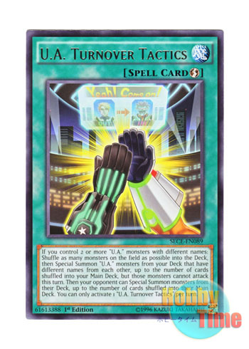 画像1: 英語版 SECE-EN089 U.A. Turnover Tactics U.A.ターンオーバー・タクティクス (レア) 1st Edition