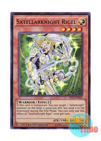 画像1: 英語版 SECE-ENS05 Satellarknight Rigel 星因士 リゲル (スーパーレア) Limited Edition