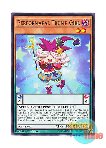 画像1: 英語版 BOSH-EN007 Performapal Trump Girl EMトランプ・ガール (ノーマル) 1st Edition
