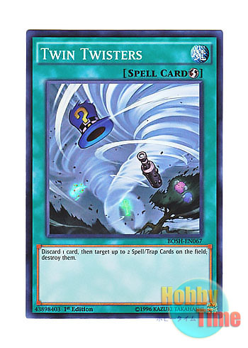 画像1: 英語版 BOSH-EN067 Twin Twisters ツインツイスター (スーパーレア) 1st Edition