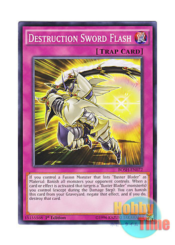 画像1: 英語版 BOSH-EN072 Destruction Sword Flash 破壊剣一閃 (ノーマル) 1st Edition