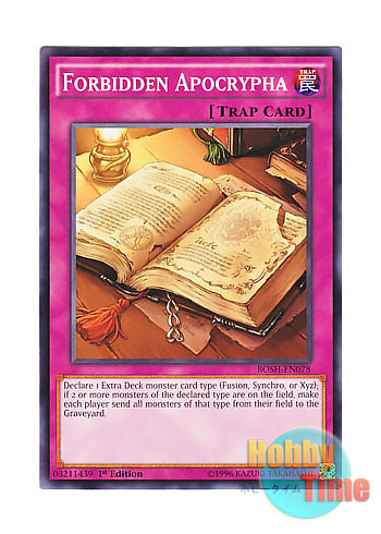 画像1: 英語版 BOSH-EN078 Forbidden Apocrypha 禁断の異本 (ノーマル) 1st Edition