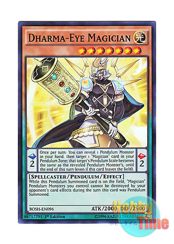 画像1: 英語版 BOSH-EN096 Dharma-Eye Magician 法眼の魔術師 (スーパーレア) 1st Edition