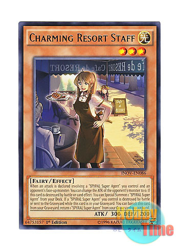 画像1: 英語版 INOV-EN086 Charming Resort Staff 「RESORT」 STAFF－チャーミング (レア) 1st Edition