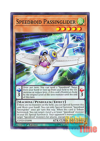 画像1: 英語版 COTD-EN098 Speedroid Passinglider SRパッシングライダー (ノーマル) 1st Edition