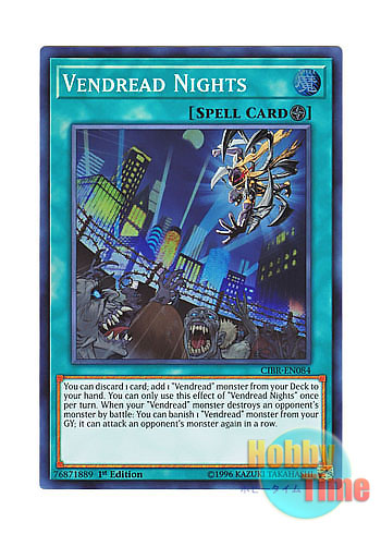 画像1: 英語版 CIBR-EN084 Vendread Nights ヴェンデット・ナイト (スーパーレア) 1st Edition