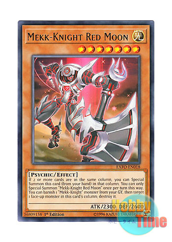 画像1: 英語版 EXFO-EN018 Mekk-Knight Red Moon 紅蓮の機界騎士 (レア) 1st Edition