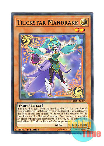 画像1: 英語版 FLOD-EN007 Trickstar Mandrake トリックスター・マンドレイク (ノーマル) 1st Edition