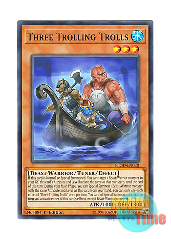 画像1: 英語版 FLOD-EN030 Three Trolling Trolls 妖海のアウトロール (ノーマル) 1st Edition
