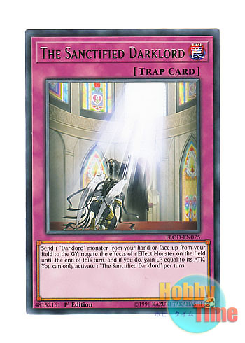 画像1: 英語版 FLOD-EN075 The Sanctified Darklord 神属の堕天使 (レア) 1st Edition