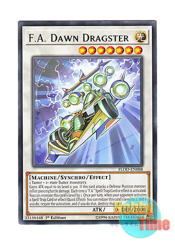 画像1: 英語版 FLOD-EN088 F.A. Dawn Dragster F.A.ライトニングマスター (レア) 1st Edition