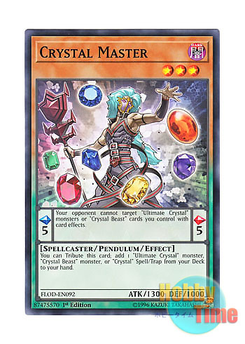 画像1: 英語版 FLOD-EN092 Crystal Master 宝玉の先導者 (ノーマル) 1st Edition