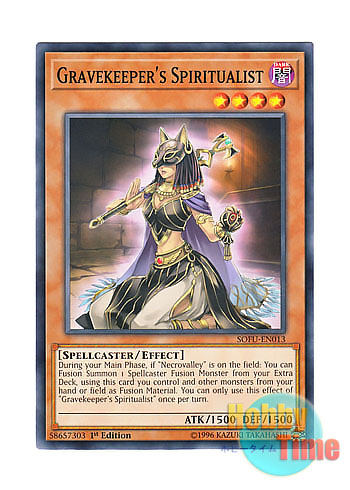 画像1: 英語版 SOFU-EN013 Gravekeeper's Spiritualist 墓守の霊術師 (ノーマル) 1st Edition