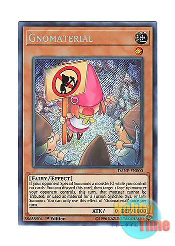 画像1: 英語版 DANE-EN000 Gnomaterial ノーマテリア (シークレットレア) 1st Edition