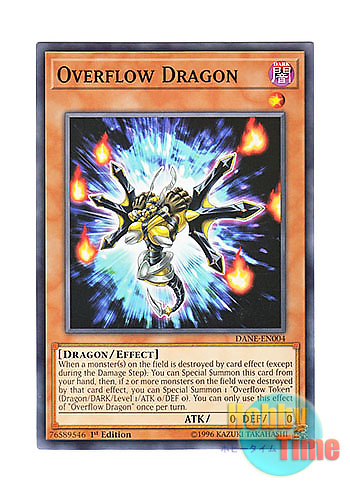 画像1: 英語版 DANE-EN004 Overflow Dragon オーバーフロー・ドラゴン (ノーマル) 1st Edition