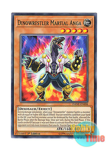 画像1: 英語版 DANE-EN008 Dinowrestler Martial Anga ダイナレスラー・マーシャルアンガ (ノーマル) 1st Edition