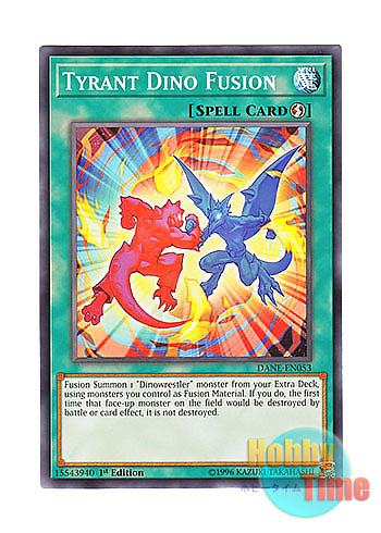 画像1: 英語版 DANE-EN053 Tyrant Dino Fusion タイラント・ダイナ・フュージョン (ノーマル) 1st Edition