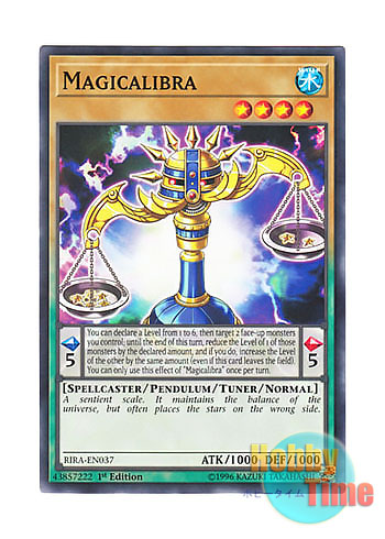 画像1: 英語版 RIRA-EN037 Magicalibra ライブラの魔法秤 (ノーマル) 1st Edition