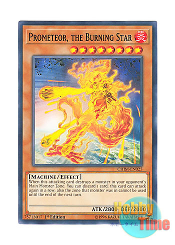 画像1: 英語版 CHIM-EN025 Prometeor, the Burning Star 燎星のプロメテオロン (ノーマル) 1st Edition