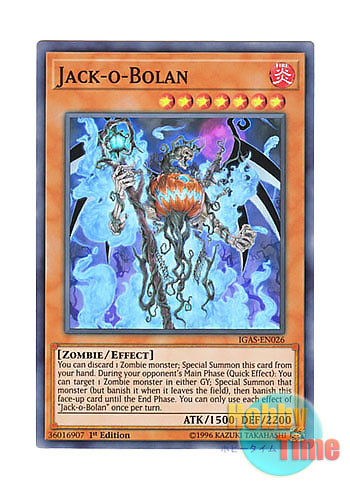 画像1: 英語版 IGAS-EN026 Jack-o-Bolan ジャック・ア・ボーラン (スーパーレア) 1st Edition
