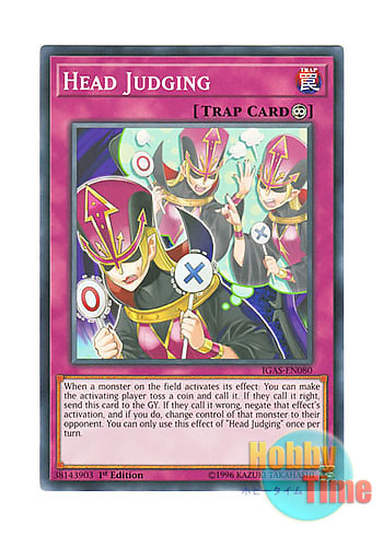 画像1: 英語版 IGAS-EN080 Head Judging ヘッド・ジャッジング (ノーマル) 1st Edition