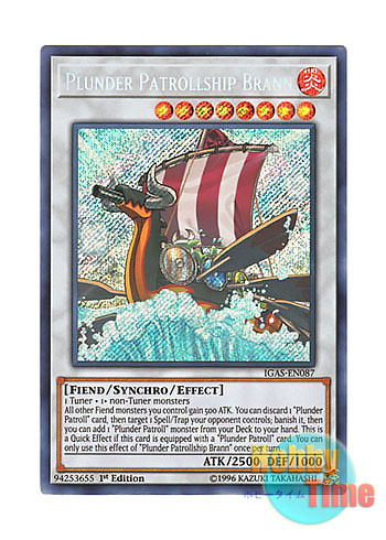 画像1: 英語版 IGAS-EN087 Plunder Patrollship Brann 海造賊－豪速のブレンネ号 (シークレットレア) 1st Edition