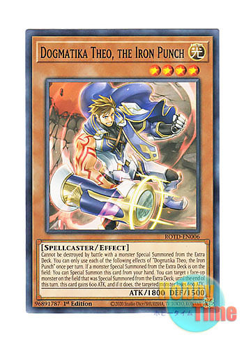 画像1: 英語版 ROTD-EN006 Dogmatika Theo, the Iron Punch 教導の鉄槌テオ (ノーマル) 1st Edition