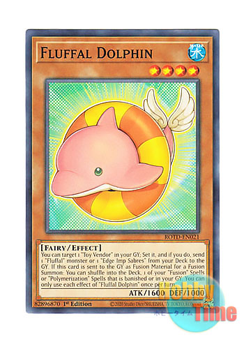 画像1: 英語版 ROTD-EN021 Fluffal Dolphin ファーニマル・ドルフィン (ノーマル) 1st Edition
