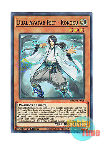 画像1: 英語版 PHRA-EN015 Dual Avatar Feet - Kokoku 双天脚の鴻鵠 (スーパーレア) 1st Edition